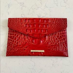 NEW BRAHMIN Ombré Croc Envelope Clutch